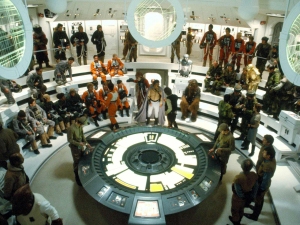 Rebel Briefing aboard their flagship Home One - Source: Wookiepedia